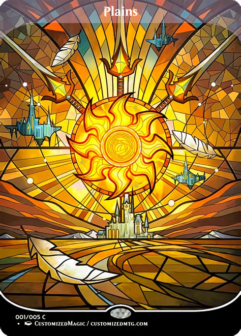 From Ancient Mythology to Modern Fantasy: Stained Glass Magic Lands in Art